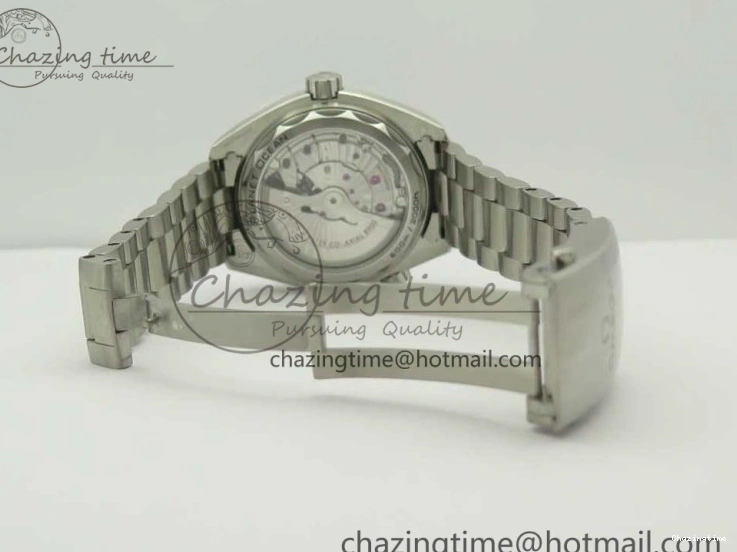 0407 Trendy Planet Ocean 43.5mm SS VSF 1:1 Best Edition Black Ceramic Bezel and Dial on SS Bracelet A8900 Super Clone 7973